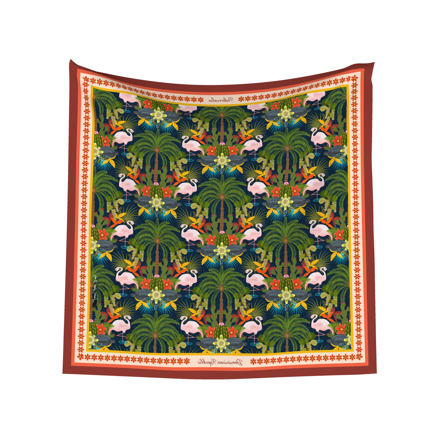 Laguna de Oviedo Pedernales Silk Scarf