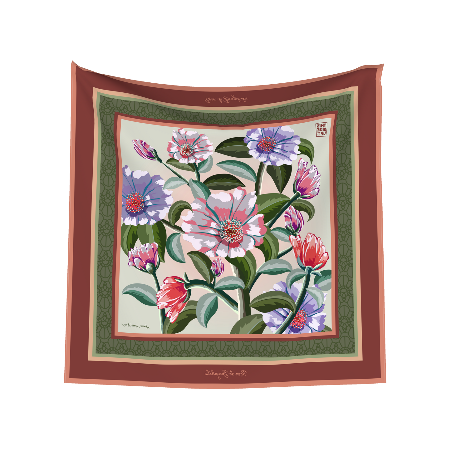 New Bayahibe Soil 100% Silk Scarf