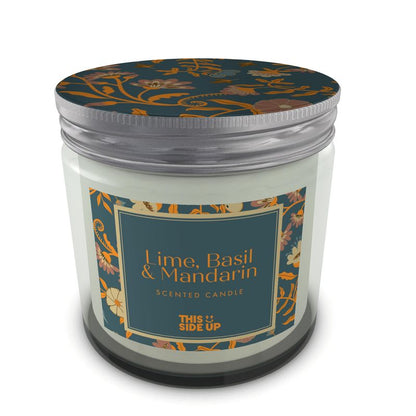 Lime, Basil & Mandarin Soy Candle in Jar