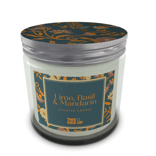 Lime, Basil & Mandarin Soy Candle in Jar