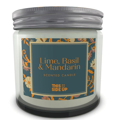 Lime, Basil & Mandarin Soy Candle in Jar