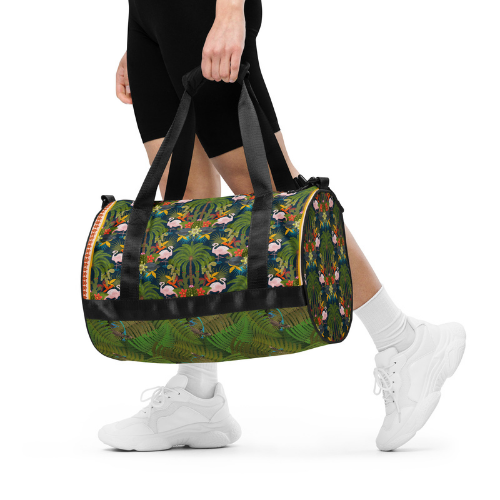 Bolsa de gimnasio con estampado integral Pedernales