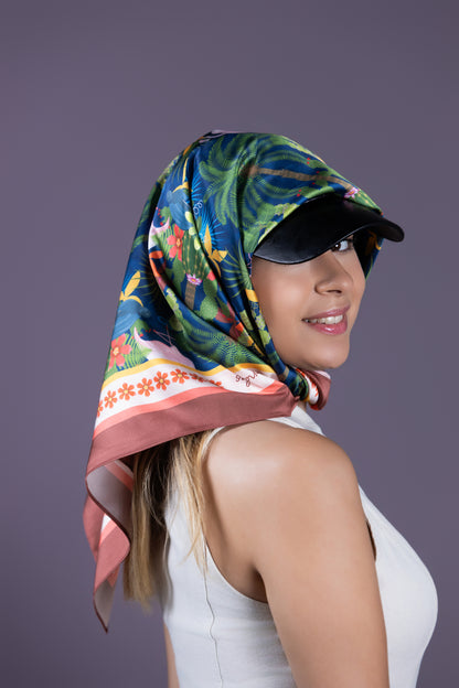 Laguna de Oviedo Pedernales Silk Scarf