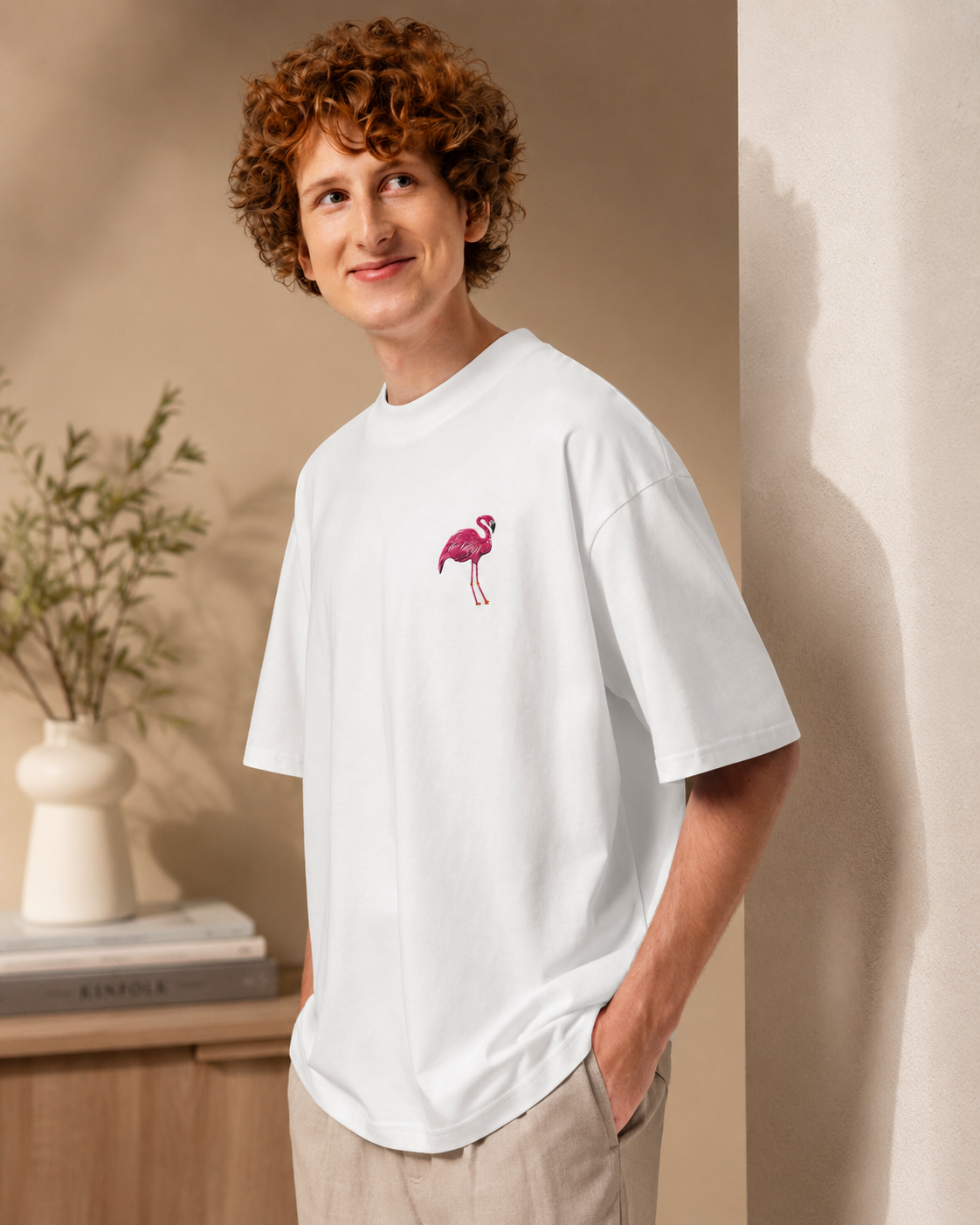 Pedernales Flamingo Oversized T-Shirt