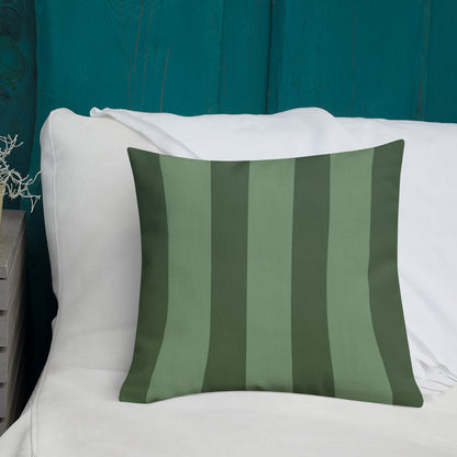 Olive Branch Amulet Green Premium Pillow