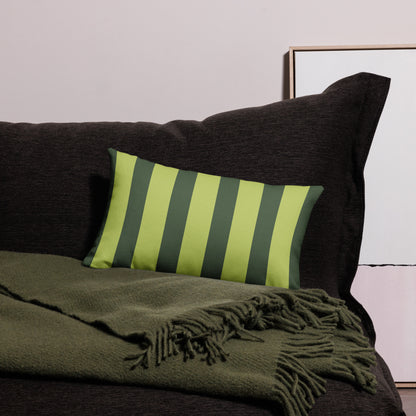 Olive Branch Willow Green Premium Pillow