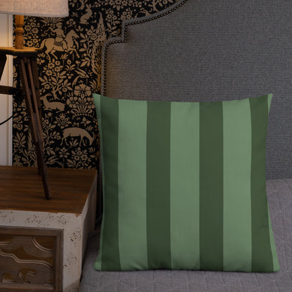 Olive Branch Amulet Green Premium Pillow