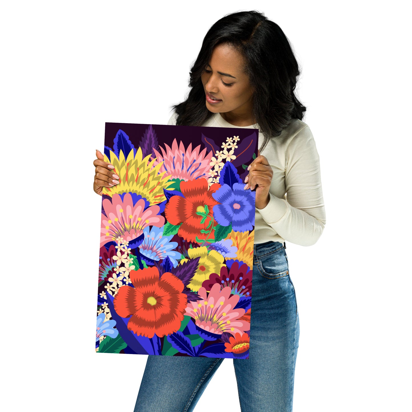 Magnificent Floral Matte Premium Paper Poster (IN)