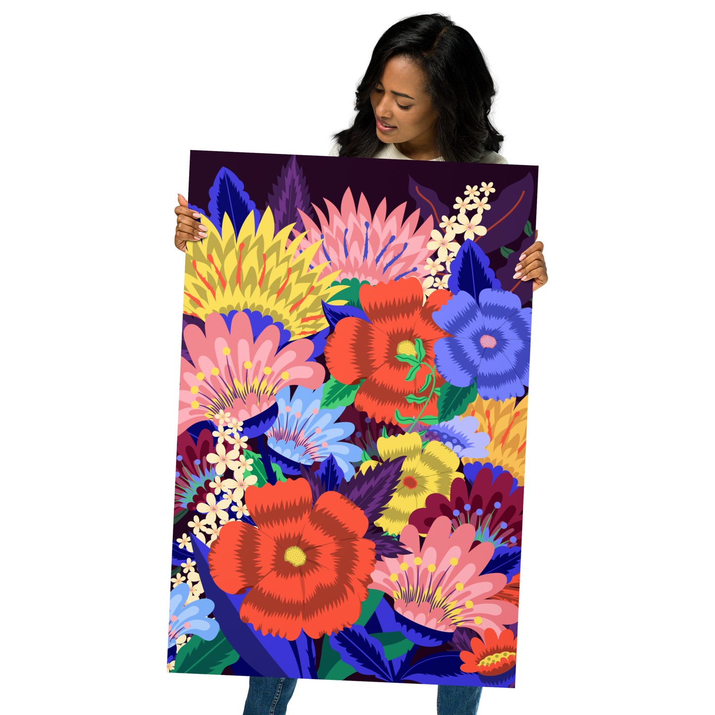 Magnificent Floral Matte Premium Paper Poster (IN)