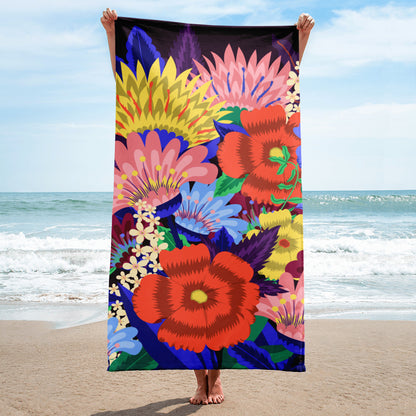 Magnificent Floral Towel