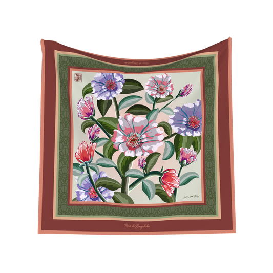 New Bayahibe Soil 100% Silk Scarf