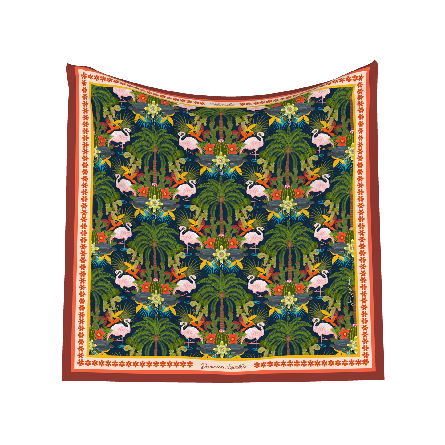 Laguna de Oviedo Pedernales Silk Scarf