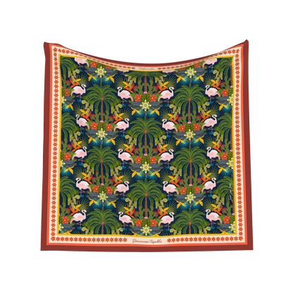 Laguna de Oviedo Pedernales Silk Scarf