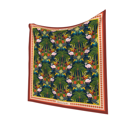 Laguna de Oviedo Pedernales Silk Scarf