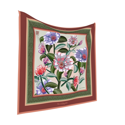 New Bayahibe Soil 100% Silk Scarf